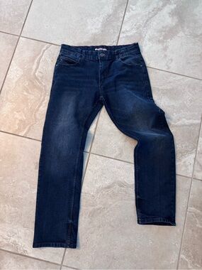 Tommy Hilfiger Men's Straight Dark Blue Jeans